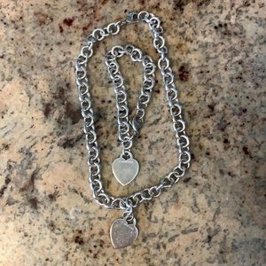 Tiffany & Co. Heart Necklace & Bracelet